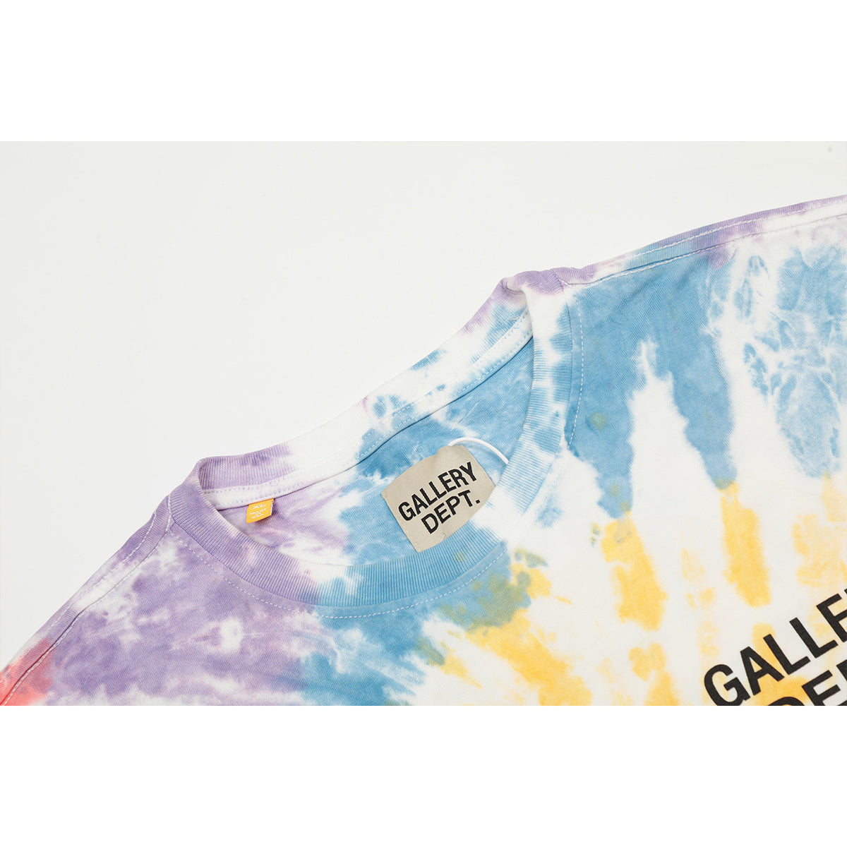 Unisex T-Shirts GALLERY DEPT Tie-dye Fashion Loose Tee