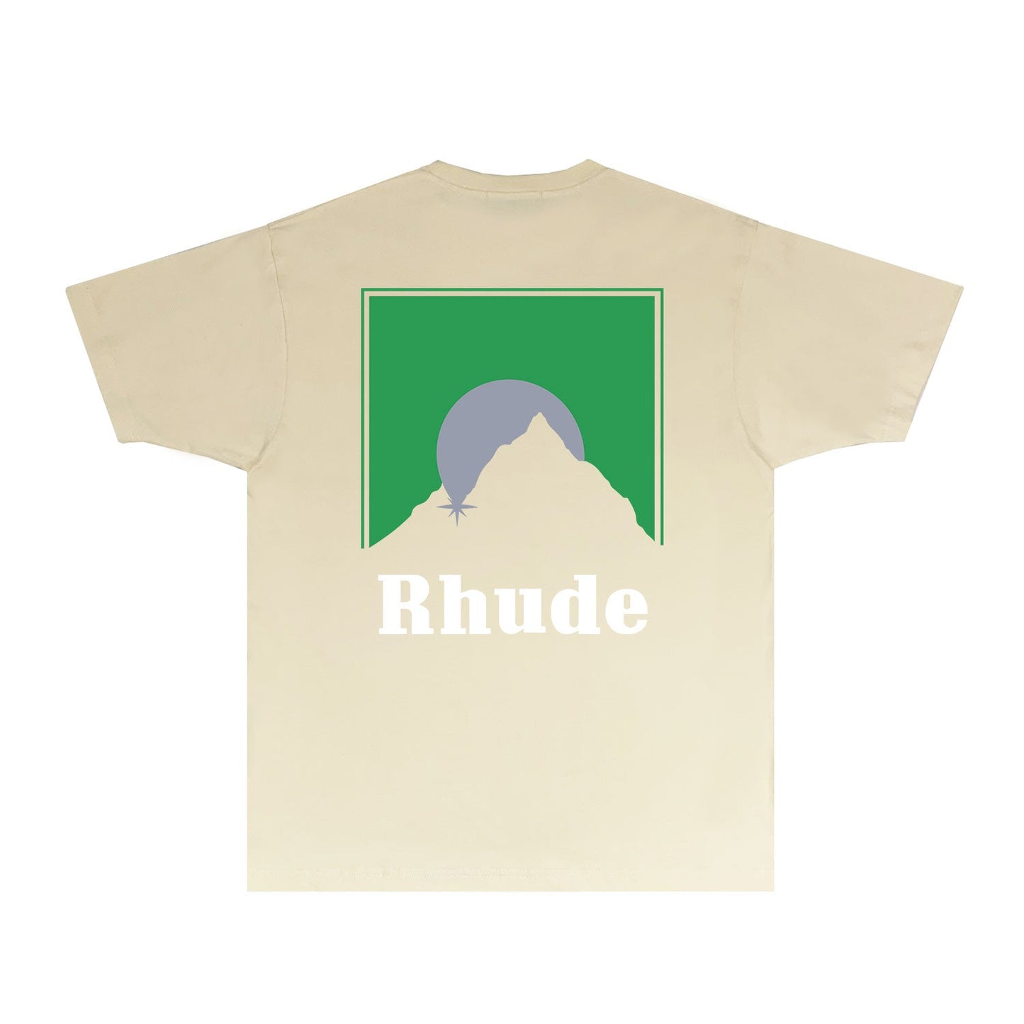 Rhude T Shirts Printed Trendy Pure Cotton