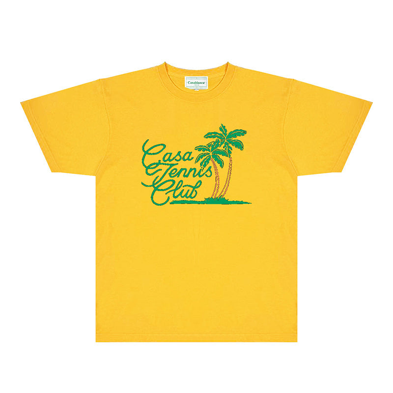Casablanca T Shirts Fashion Print Street