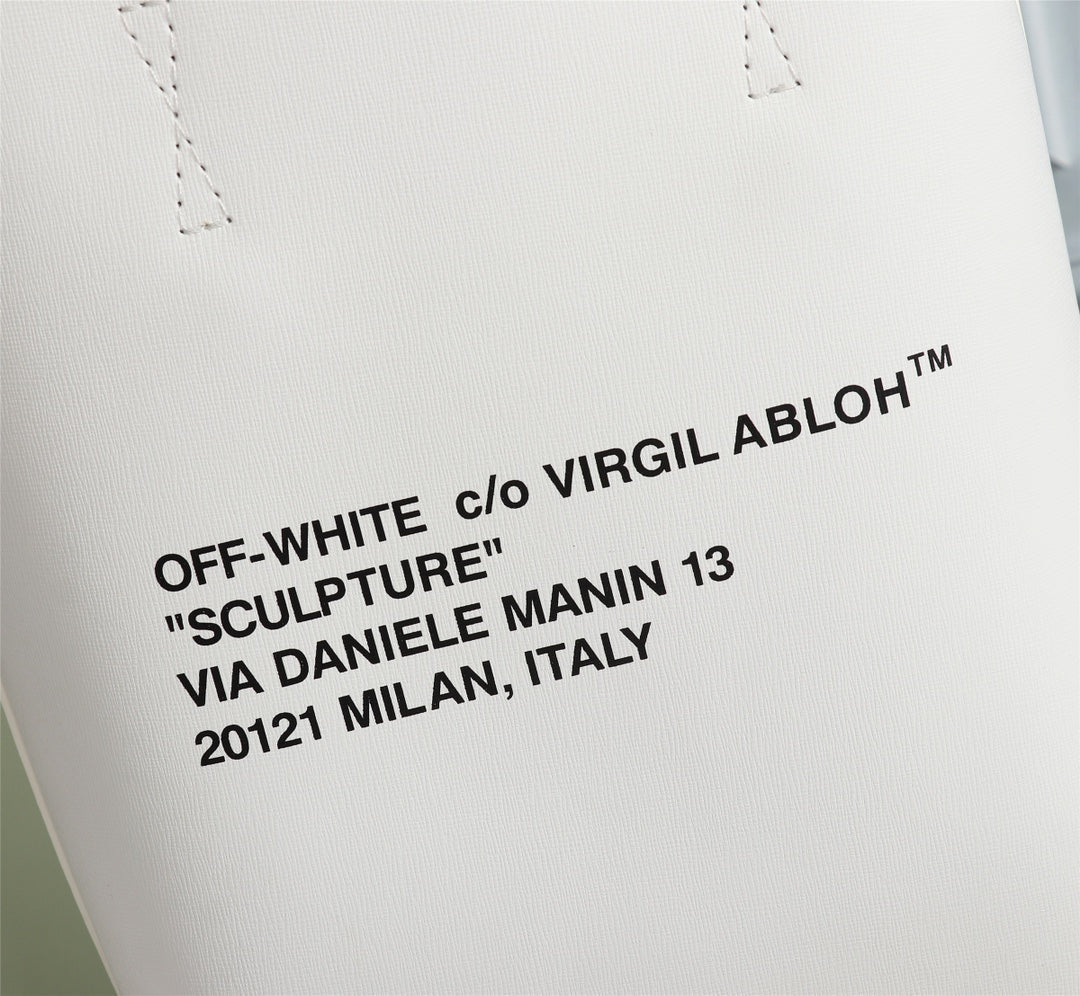 Off White Bag Casual Outdoor Convenient Tote Bag