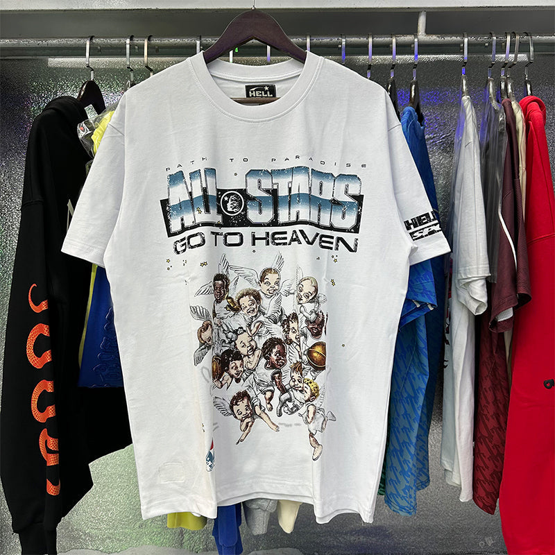 Hellstar T Shirts Retro abstract print