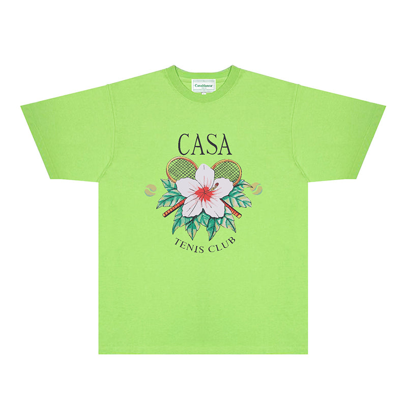 Casablanca T Shirts Fashion Print Street