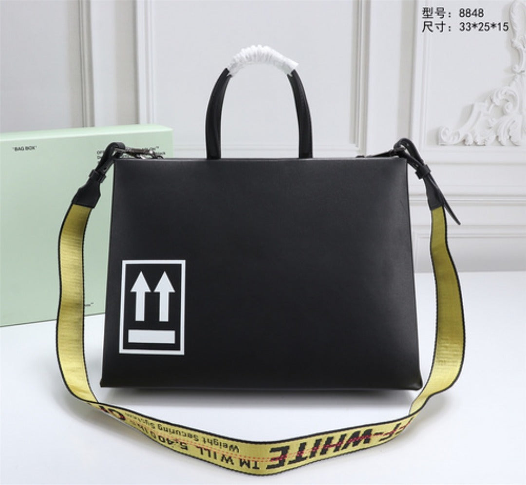 Off White Bag Casual Outdoor Convenient Tote Bag