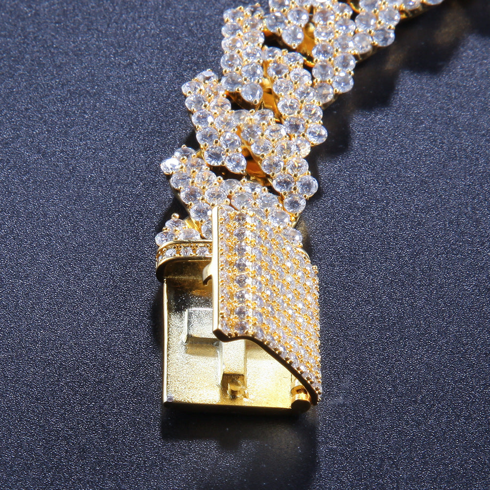 Bracelet Hip Hop Miami Zircon Bracelet Hiphop Bracelet Spectrum