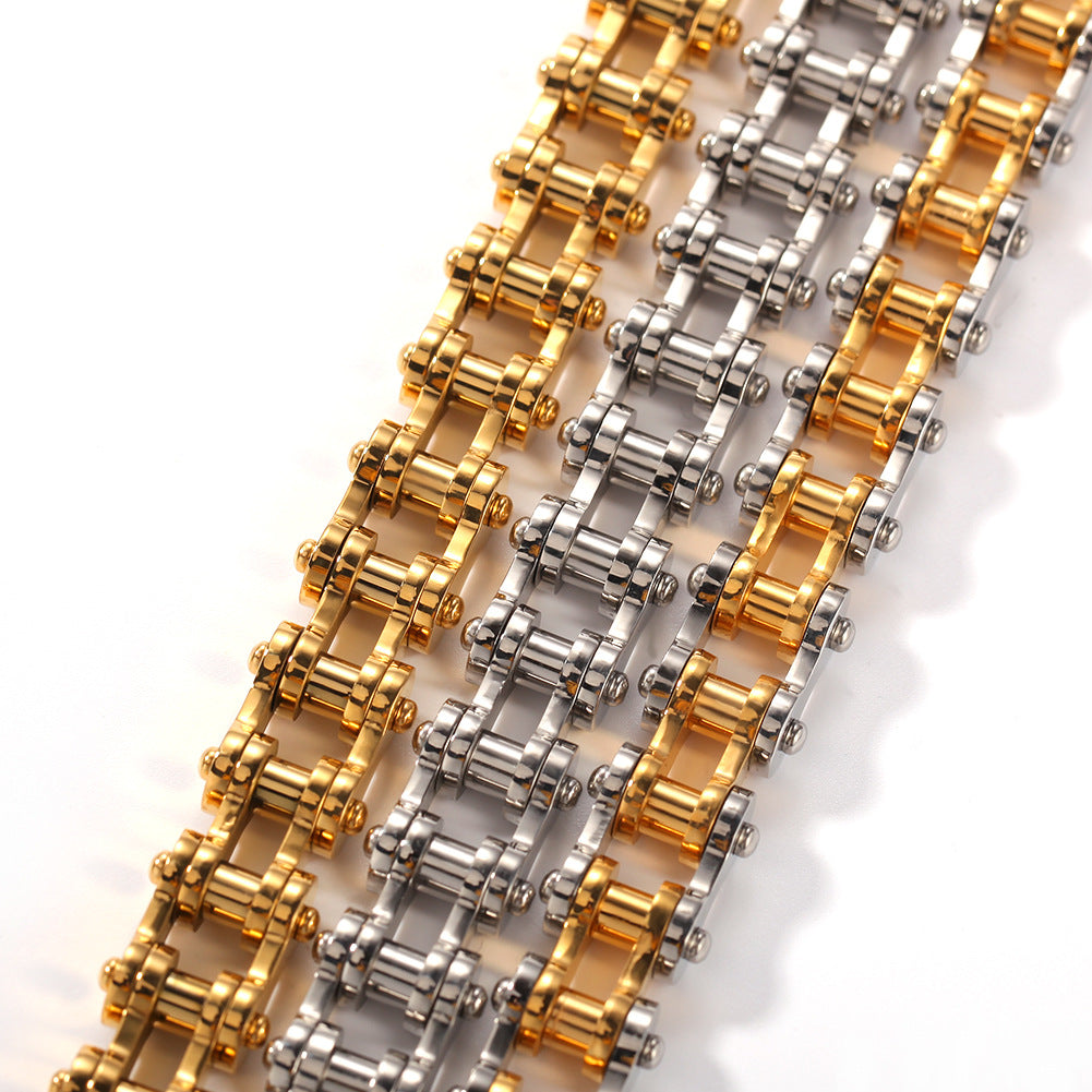 Bracelet Stainless Steel Bracelet Trend Bike Bracelet Spectrum