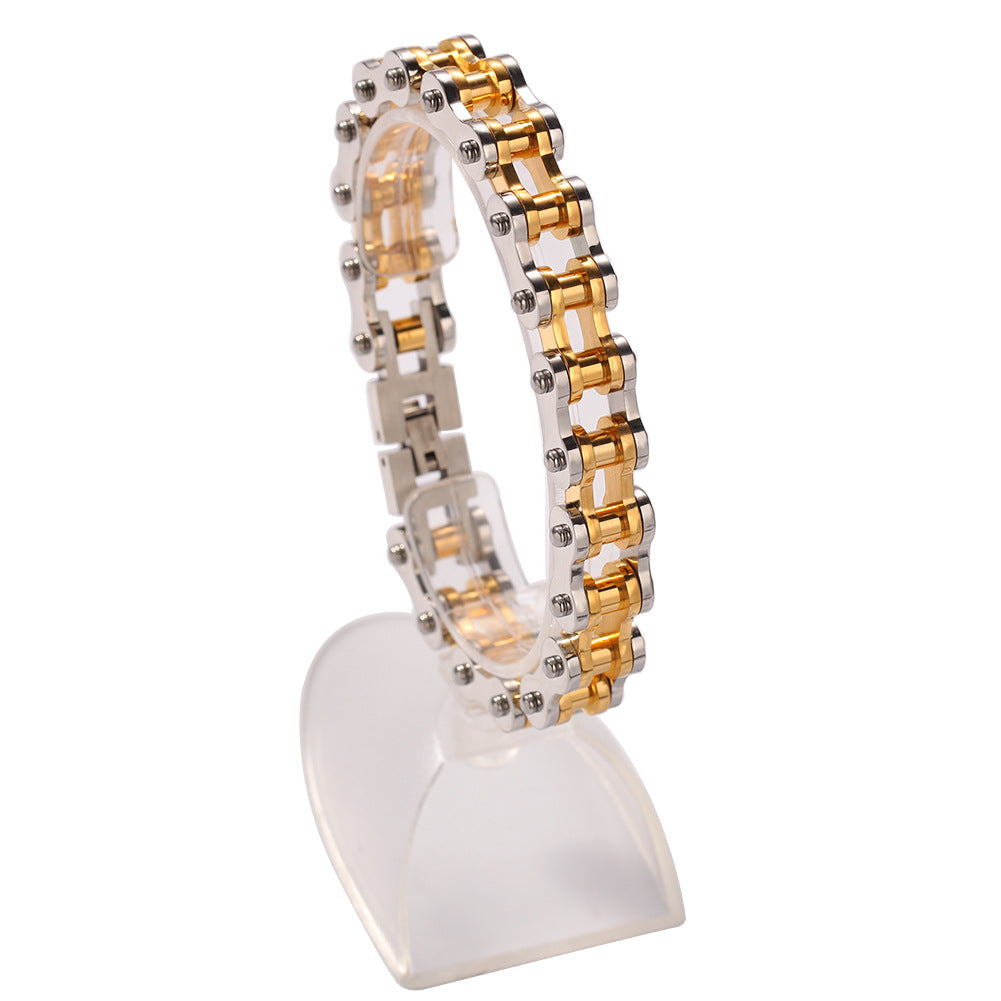 Bracelet Stainless Steel Bracelet Trend Bike Bracelet Spectrum