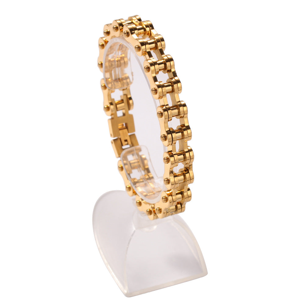 Bracelet Stainless Steel Bracelet Trend Bike Bracelet Spectrum