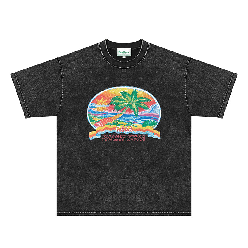 Casablanca Distressed T-Shirt