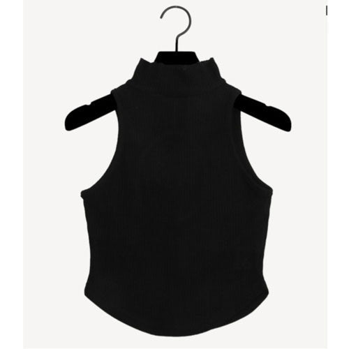 Women Vest Suspenders High Neck Sexy Vest Summer