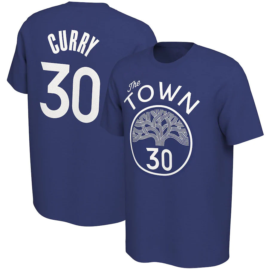 NBA T-Shirts NBAT Shirt Warriors Curry Thomson Green Basketball Jacket Short Sleeve