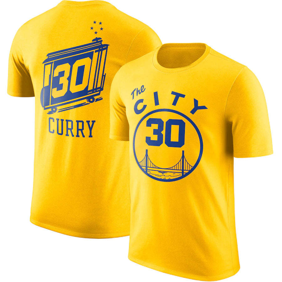 NBA T-Shirts NBAT Shirt Warriors Curry Thomson Green Basketball Jacket Short Sleeve
