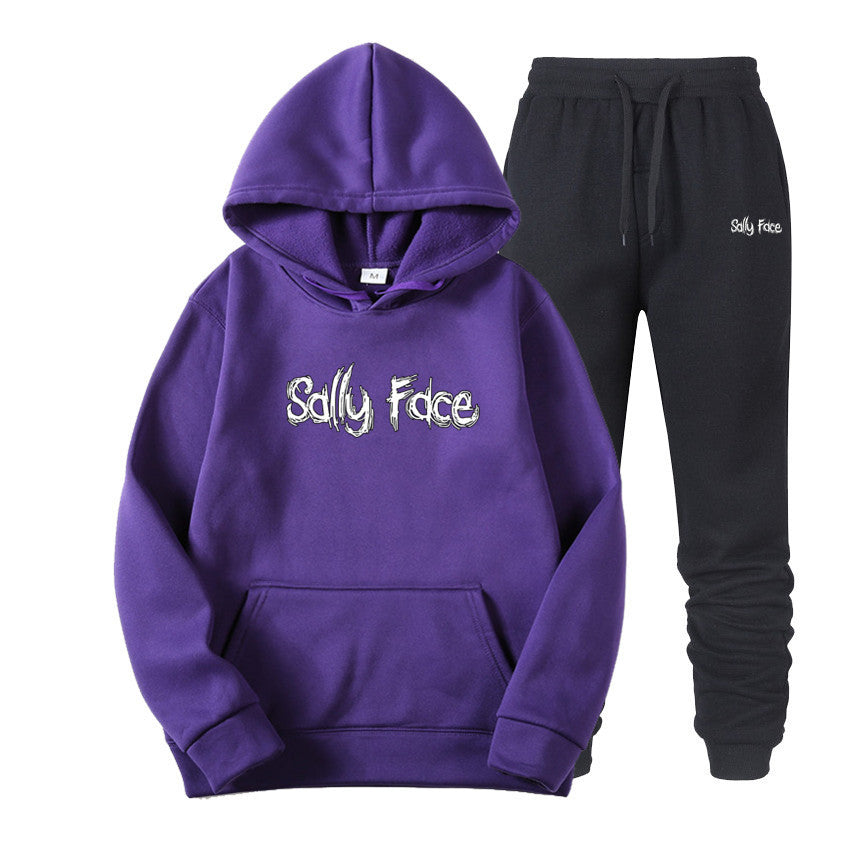 Sally Face Hoodie Classic Logo Couple Hoodie Set