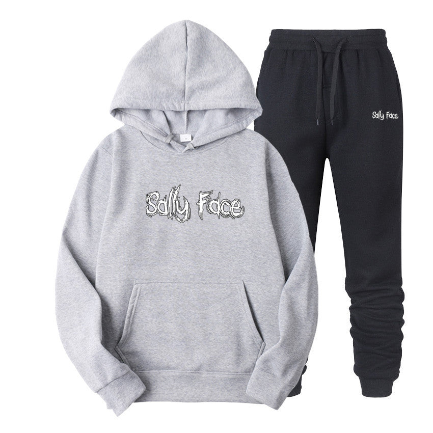 Sally Face Hoodie Classic Logo Couple Hoodie Set