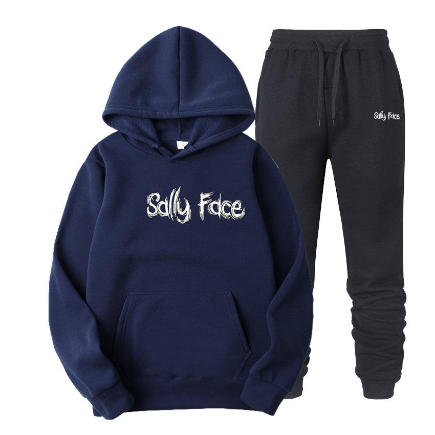 Sally Face Hoodie Classic Logo Couple Hoodie Set
