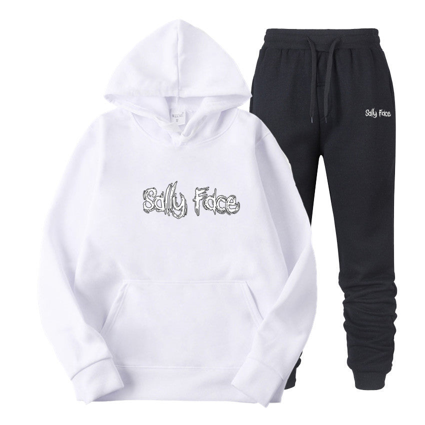 Sally Face Hoodie Classic Logo Couple Hoodie Set