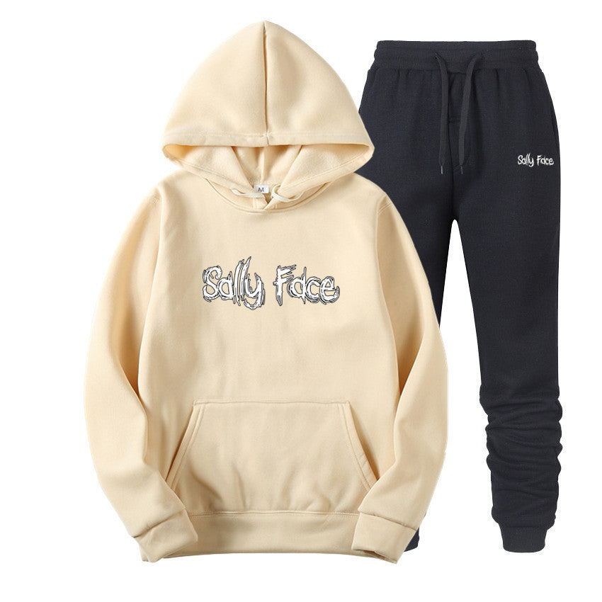 Sally Face Hoodie Classic Logo Couple Hoodie Set