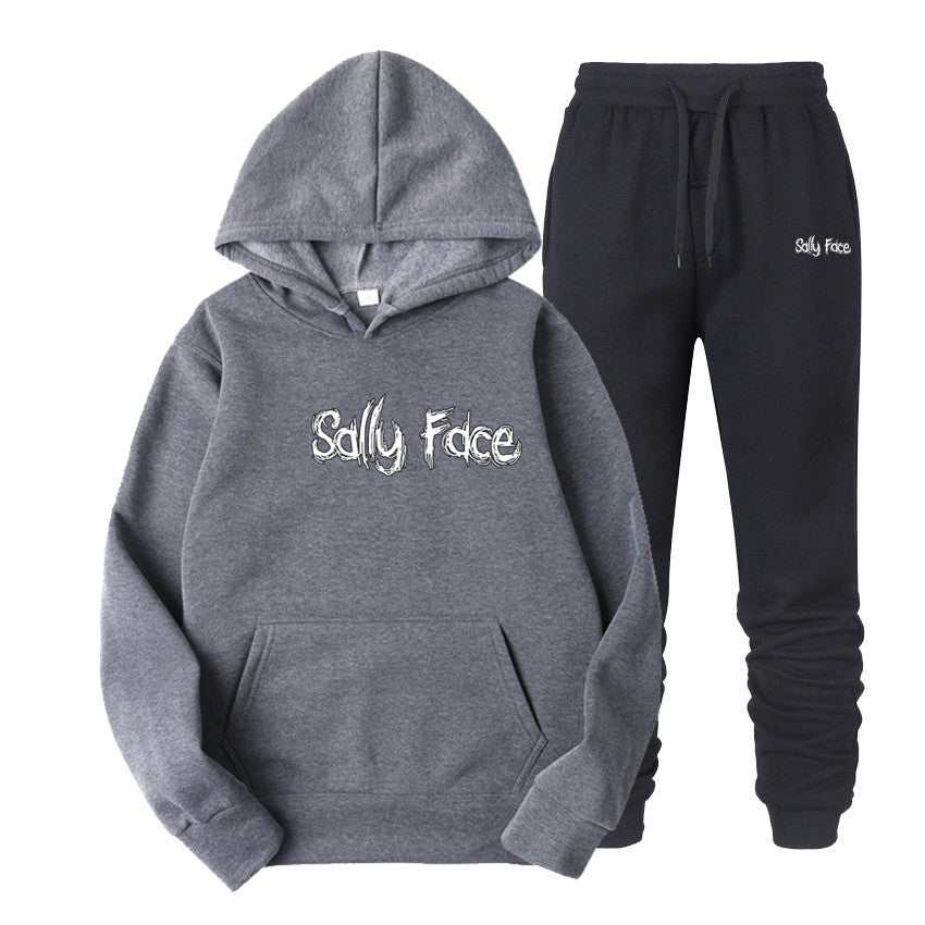 Sally Face Hoodie Classic Logo Couple Hoodie Set