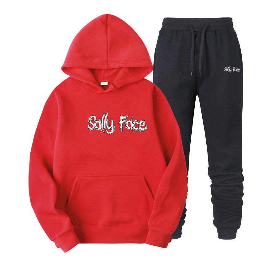 Sally Face Hoodie Classic Logo Couple Hoodie Set