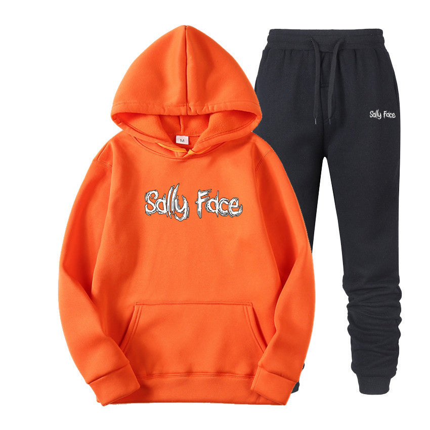 Sally Face Hoodie Classic Logo Couple Hoodie Set
