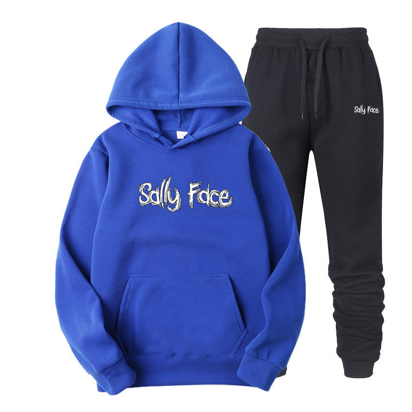 Sally Face Hoodie Classic Logo Couple Hoodie Set
