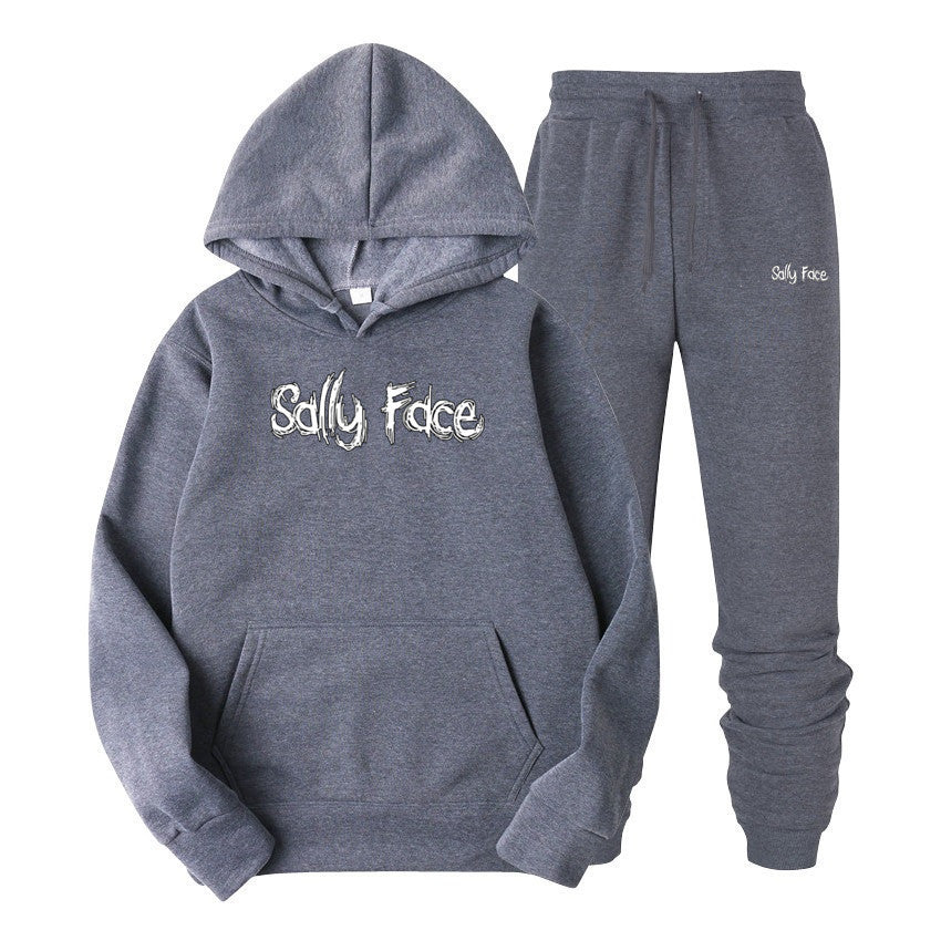 Sally Face Hoodie Classic Logo Couple Hoodie Set
