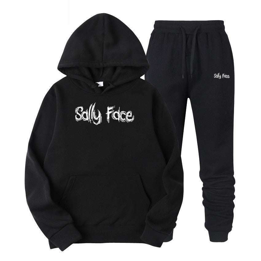 Sally Face Hoodie Classic Logo Couple Hoodie Set