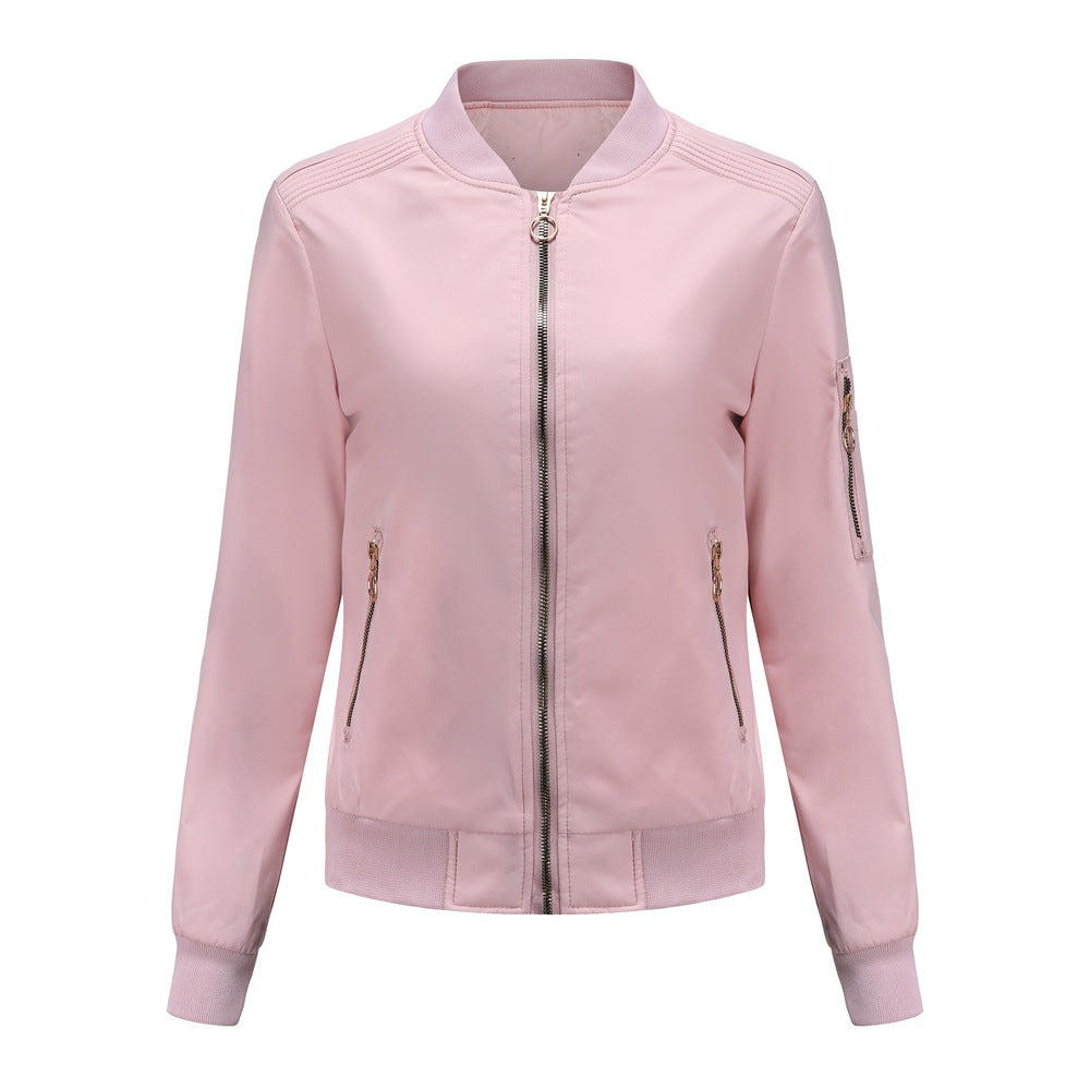 Women Trench Coat Jacket Casual Thin Cotton Fall Winter Coat
