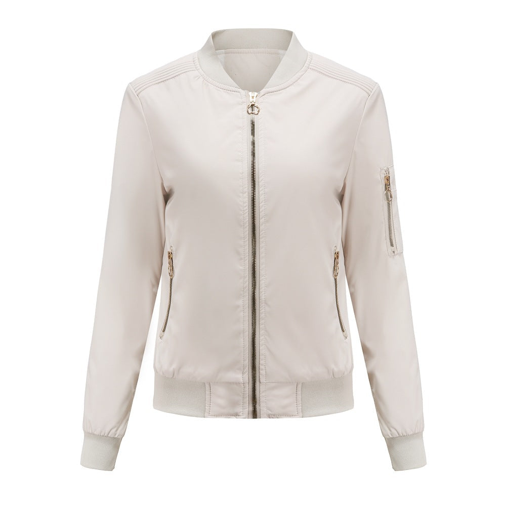 Women Trench Coat Jacket Casual Thin Cotton Fall Winter Coat