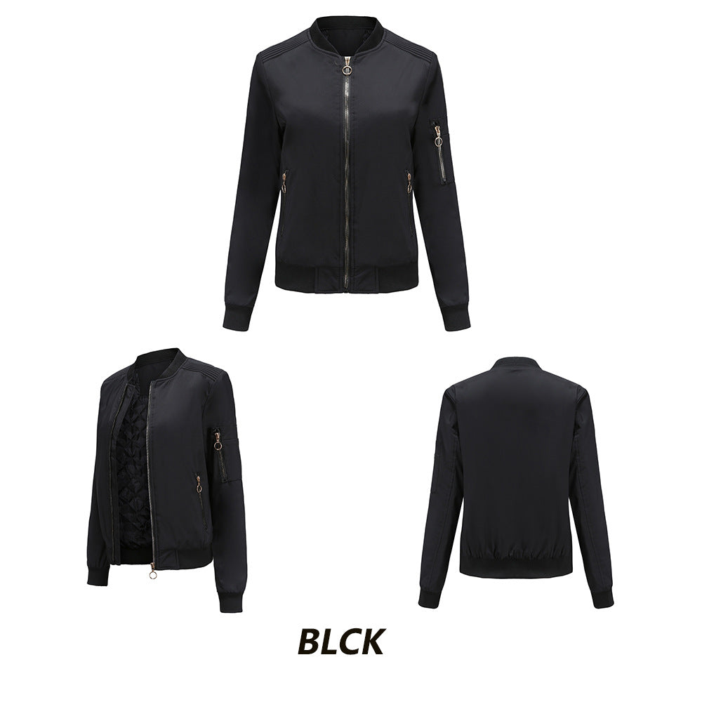 Women Trench Coat Jacket Casual Thin Cotton Fall Winter Coat