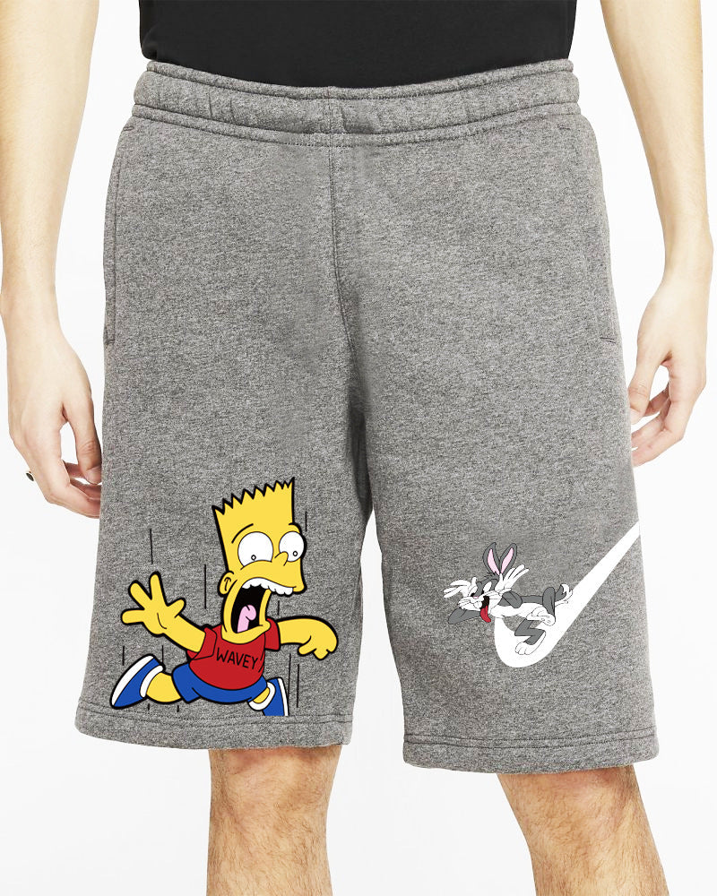 NBA Shorts Cotton Shorts Men's Trend Cartoon Printed Beach Pants