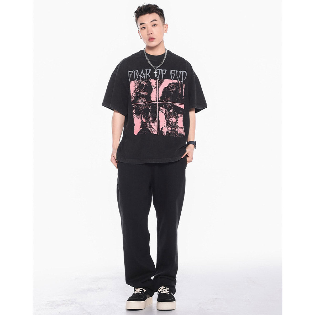 Unisex T-Shirts FOG Vintage Loose T-Shirts