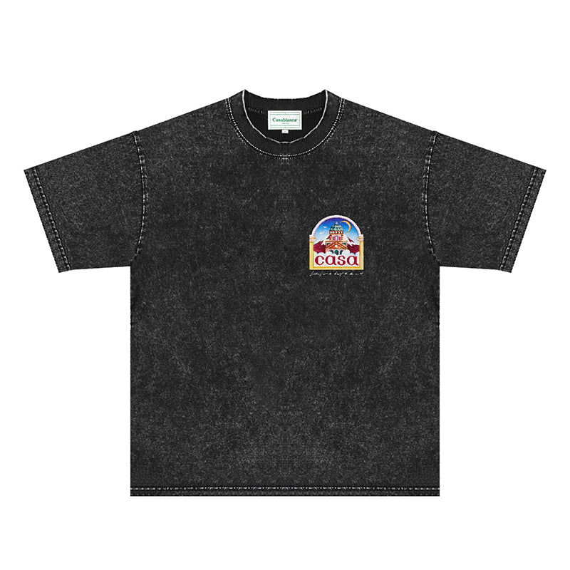 Casablanca Distressed T-Shirt