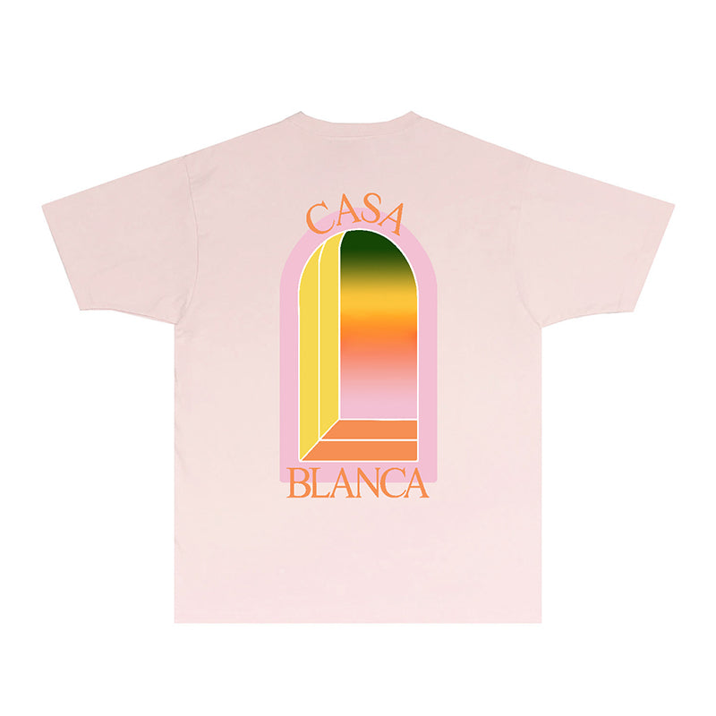 Casablanca T Shirts Fashion Print Street
