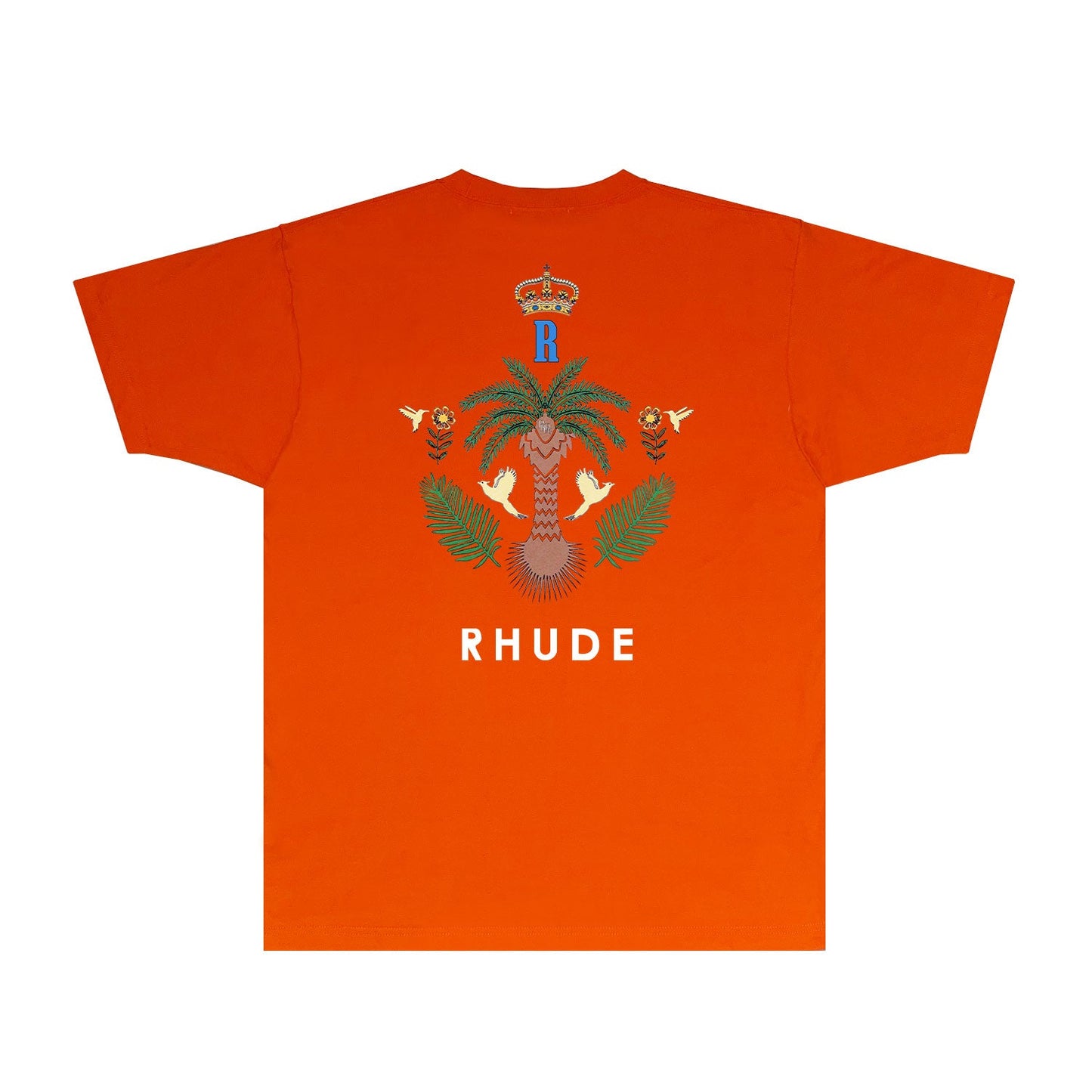 Rhude T Shirts Printed Trendy Pure Cotton
