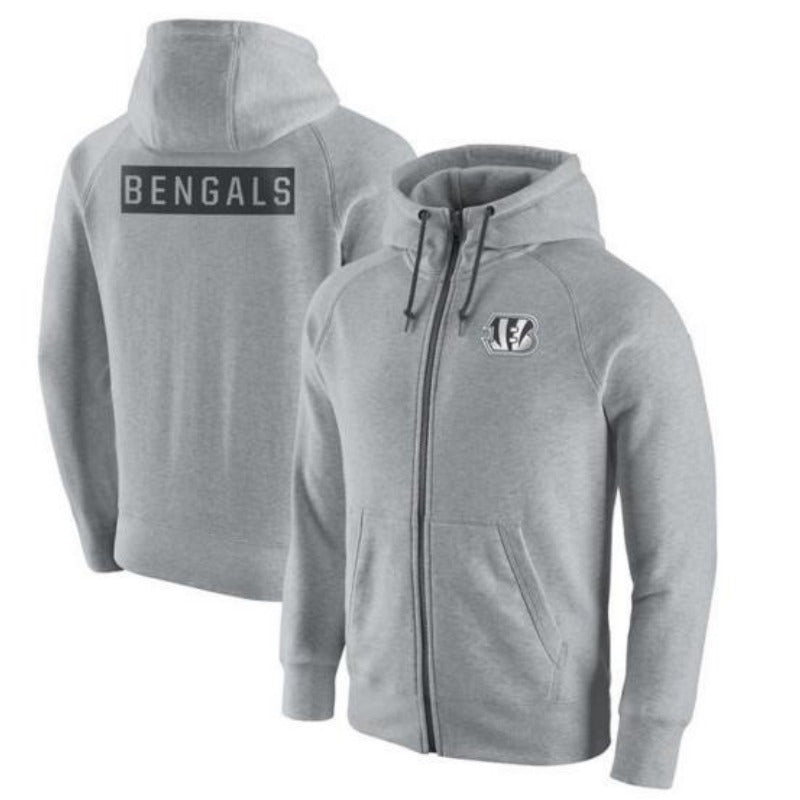 NFL Hoodie Cardigan Zip Hooded Sweater Men's Sports NFL Football