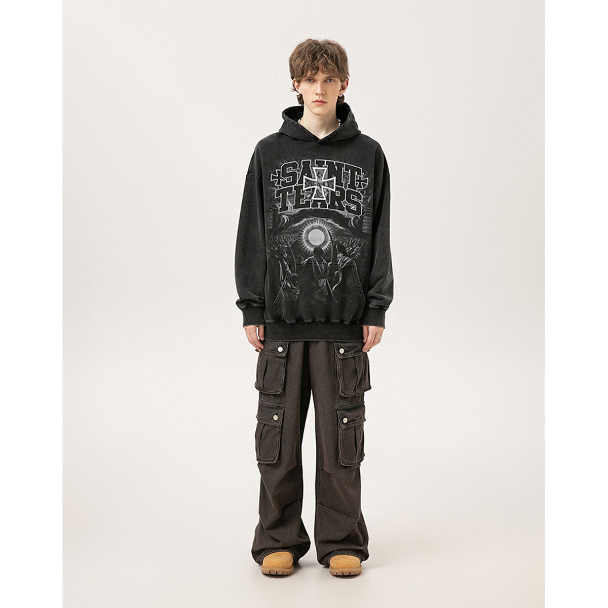 Unisex Hoodies Saint Michael Made Old Hoodies