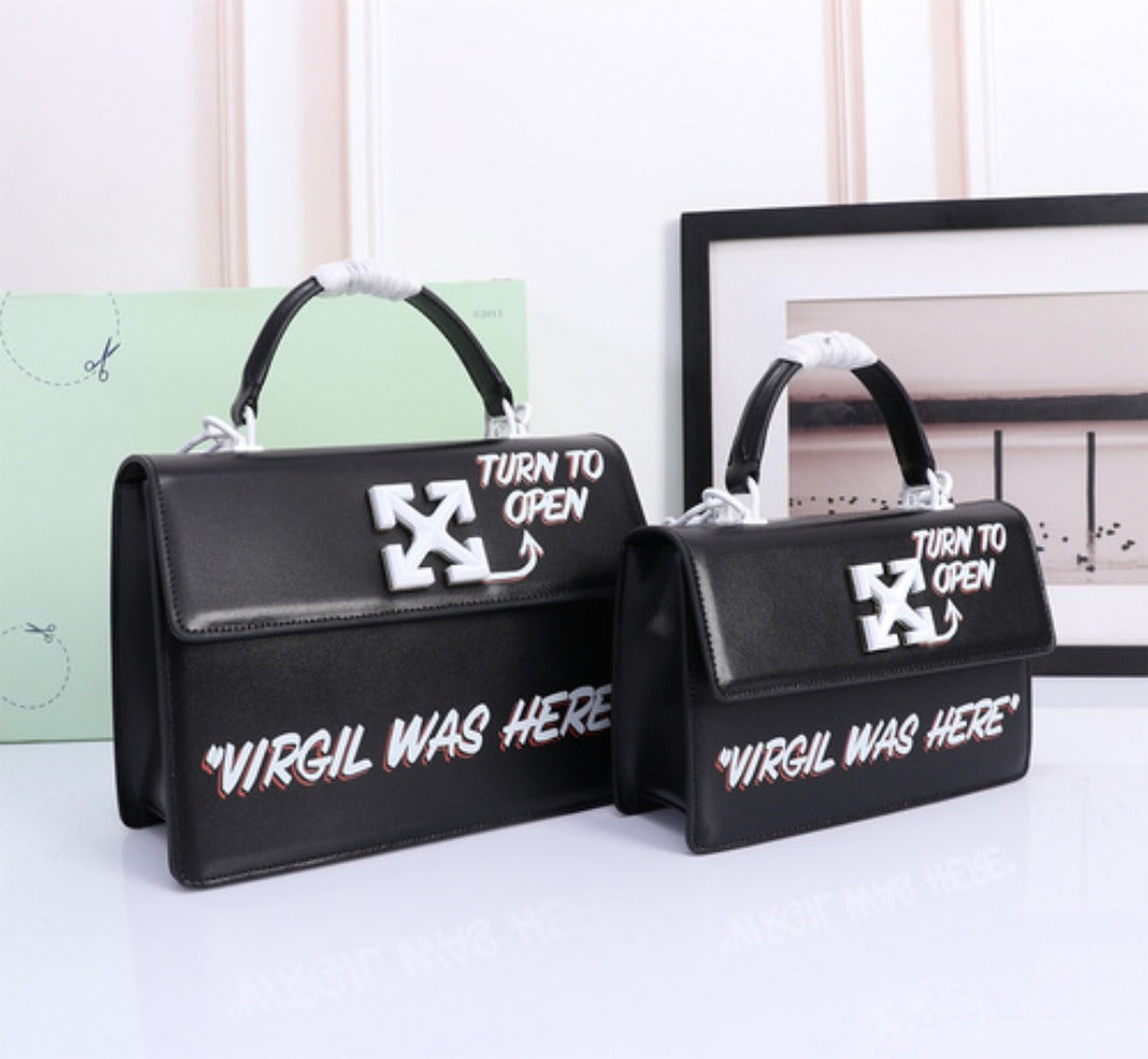 Off White Bag Casual Outdoor Convenient Tote Bag