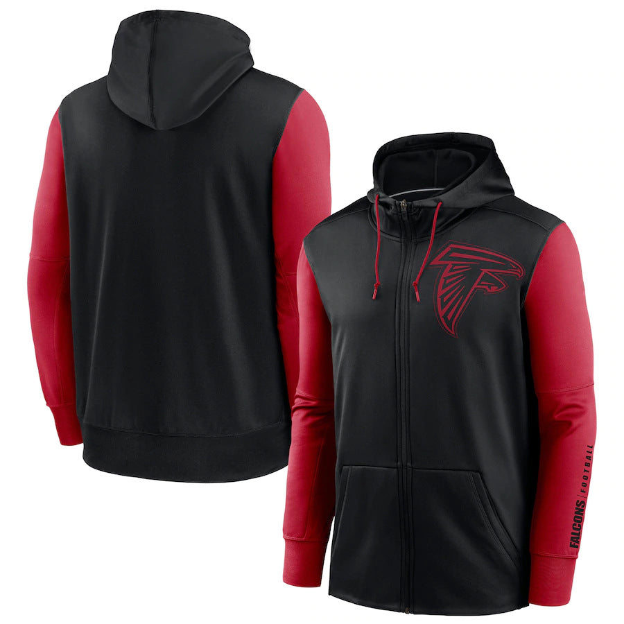 NFL Hoodie Cardigan Zip Sweater Men's NFL Football Suit Hoodie