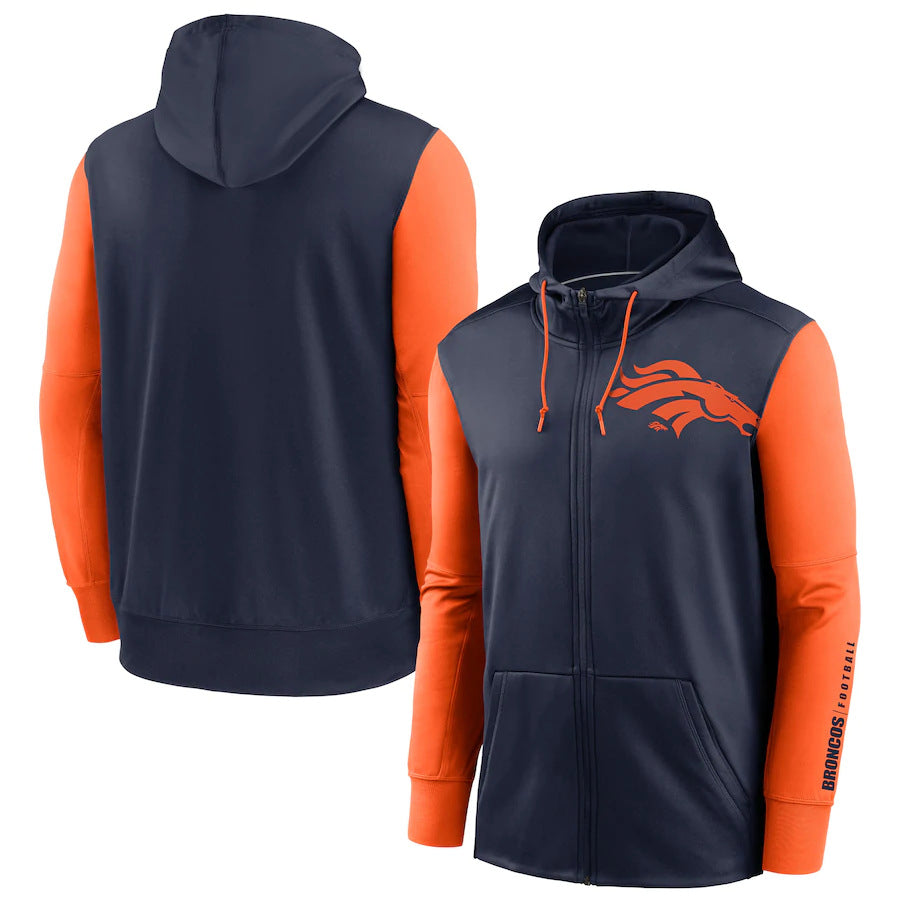 NFL Hoodie Cardigan Zip Sweater Men's NFL Football Suit Hoodie