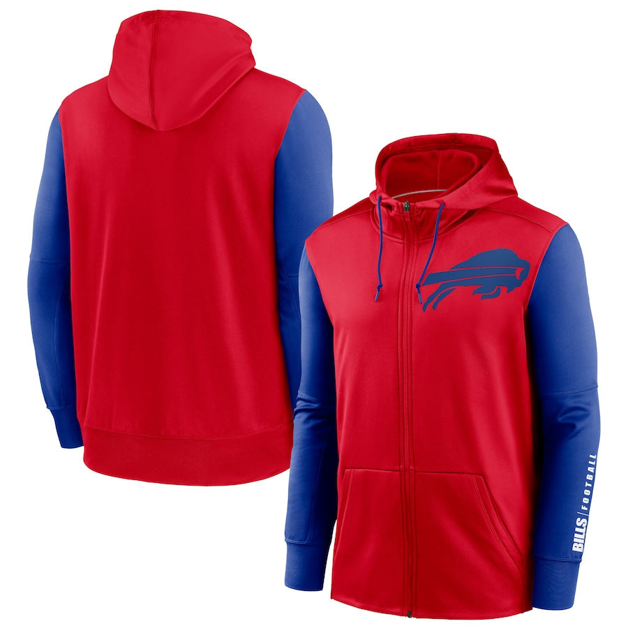 NFL Hoodie Cardigan Zip Sweater Men's NFL Football Suit Hoodie