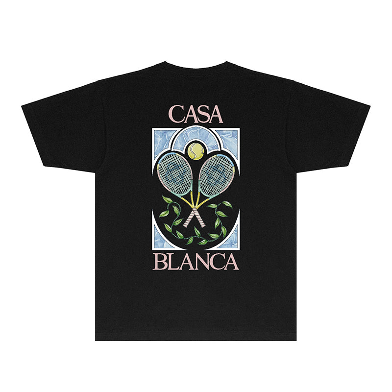Casablanca T Shirts Fashion Print Street