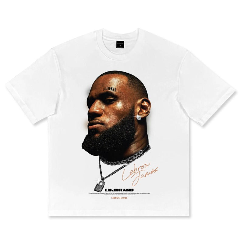 Star T-shirt James 3-ball Curry Booker Morant Oubre American