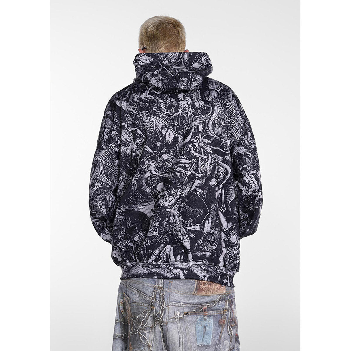 Unisex Hoodies Saint michael Loose Casual Hoodie