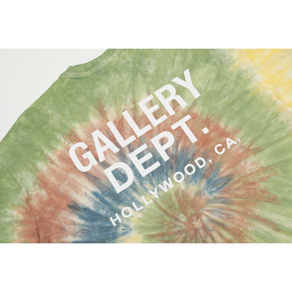Unisex T-Shirts GALLERY DEPT Tie-dye Painted Loose Short Sleeves