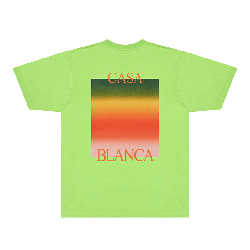 Casablanca T Shirts Fashion Print Street