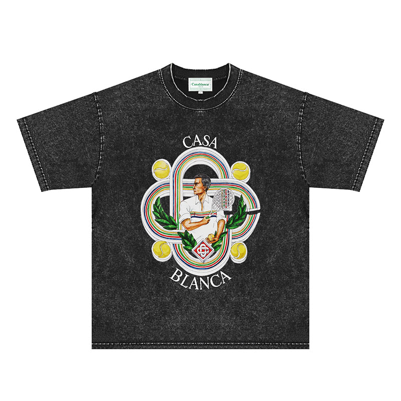 Casablanca Distressed T-Shirt