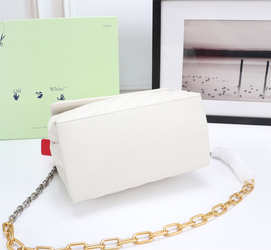 Off White Bag Casual Outdoor Convenient Tote Bag