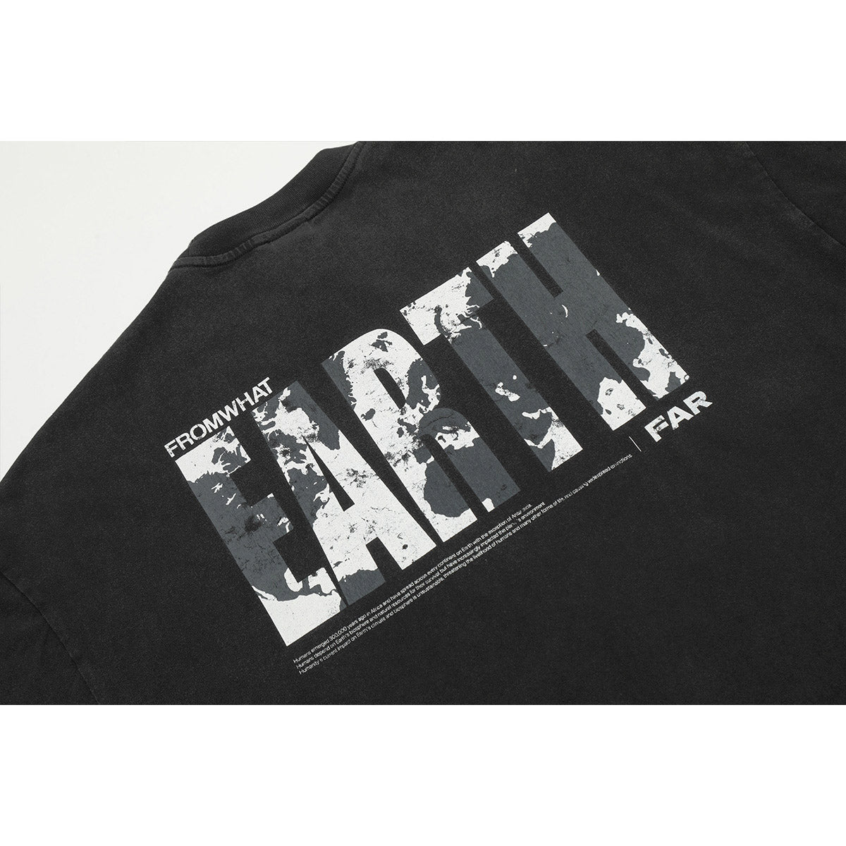 Unisex T-Shirts FAR. ARCHIVE EARTH VINTAGE Distressed Loose T-shirt
