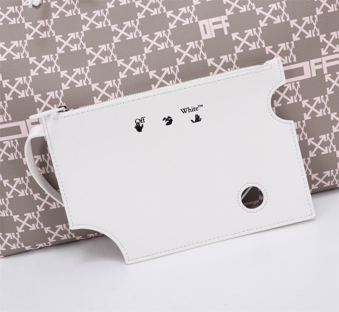 Off White Bag Casual Outdoor Convenient Tote Bag