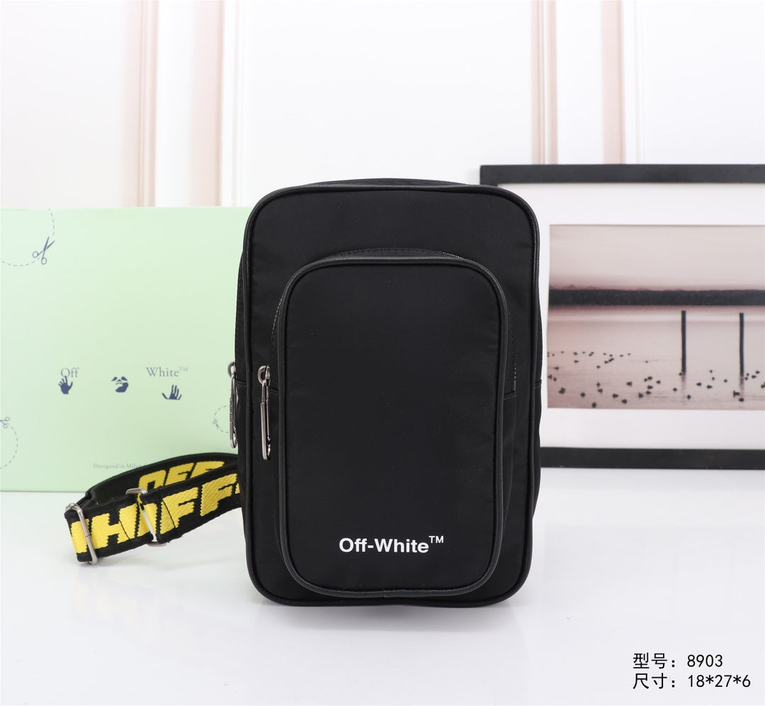 Off White Bag Casual Outdoor Convenient Tote Bag